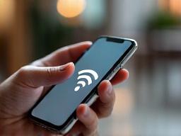 Smartphone mit WLAN Nutzung